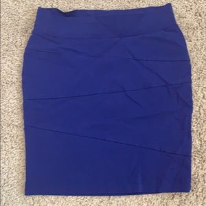 Blue Bodycon Skirt